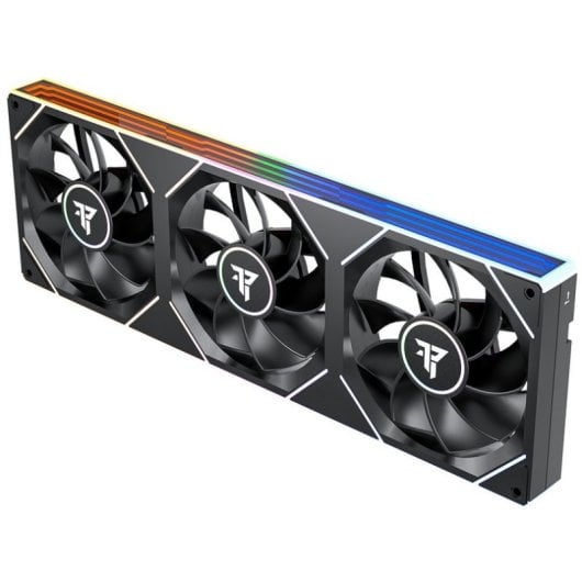 Tempest TX Pack 3x 120mm ARGB PWM Ventiladores Reversos Suplementarios Interconectables Negro