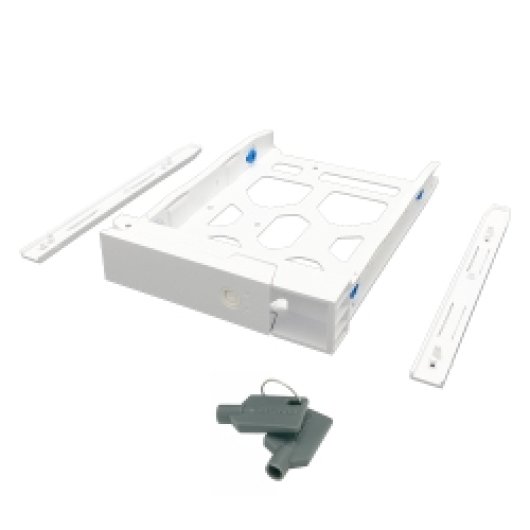 Accesorio QNAP TRAY-35-WHT01 Instalación HDD Plástico Blanco Compatible 2.5 y 3.5″