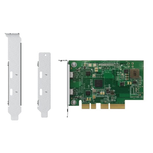 Carte d&#39;extension Qnap Qxp-t32p Thunderbolt 3 Pcie - Connectivité professionnelle rapide et fiable pour Mac et Windows. achetez maintenant !