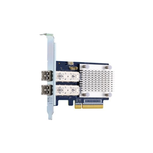 Controlador host Qnap Qxp-16g2fc Fibre Channel com 16 GB, porta dupla, taxa de transferência de 1600 Mos, alta disponibilidade