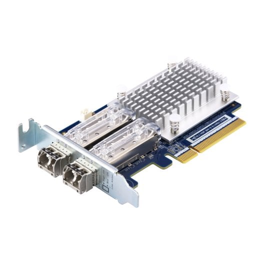 Controlador host Qnap Qxp-16g2fc Fibre Channel com 16 GB, porta dupla, taxa de transferência de 1600 Mos, alta disponibilidade