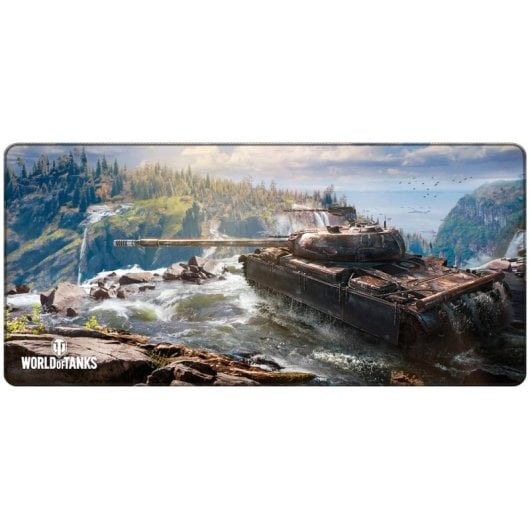Mousepad FS Holding Ltd CS-52 LIS World of Tanks oficial, superficie textil, base antideslizante