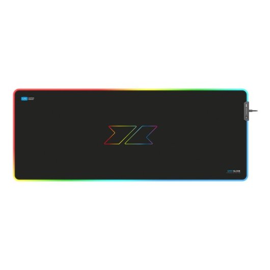 1Life gmp:slide Extended XL RGB Gaming-Mauspad, 900 x 350 mm, RGB-Beleuchtung, XL, rutschfest