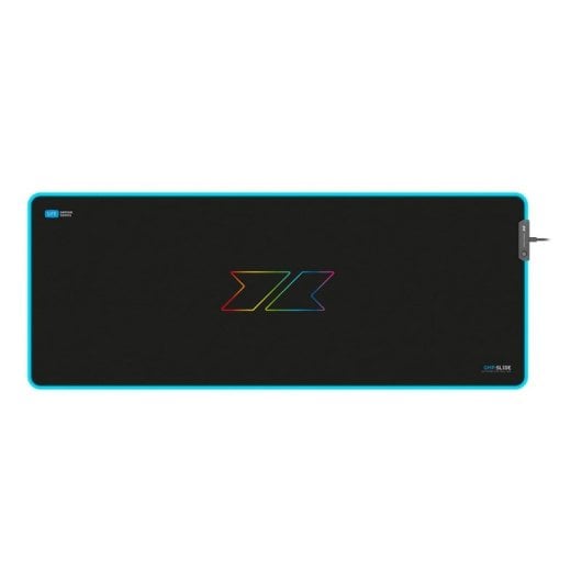1Life gmp:slide Extended XL RGB Gaming-Mauspad, 900 x 350 mm, RGB-Beleuchtung, XL, rutschfest