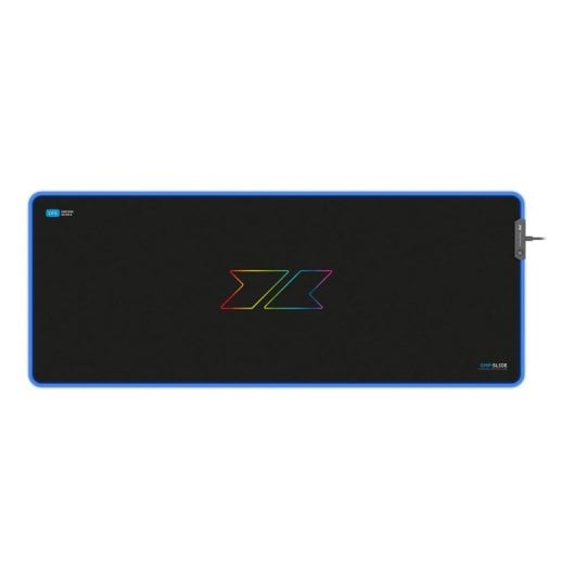 1Life gmp:slide Extended XL RGB Gaming-Mauspad, 900 x 350 mm, RGB-Beleuchtung, XL, rutschfest
