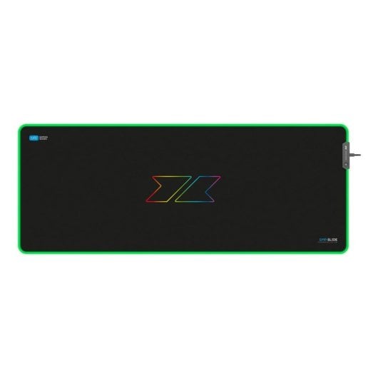 1Life gmp:slide Extended XL RGB Gaming-Mauspad, 900 x 350 mm, RGB-Beleuchtung, XL, rutschfest