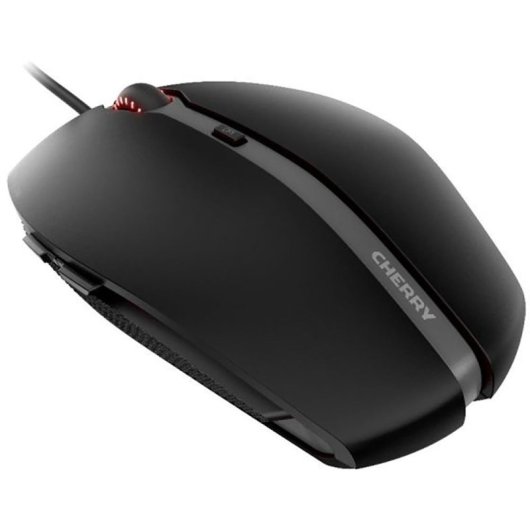 Ratón Cherry con cable 3600 DPI agarre ergonómico lateral 6 botones