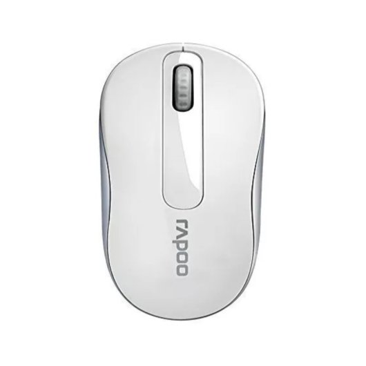 Souris sans fil Rapoo 1000 DPI compacte ambidextre longue durée de vie de la batterie blanche