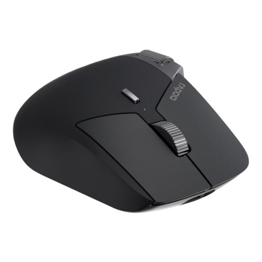 Ratón Rapoo inalámbrico 4000 DPI Bluetooth multi-modo carga inalámbrica negro
