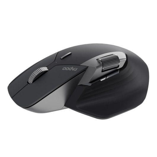 Ratón Rapoo inalámbrico 4000 DPI Bluetooth multi-modo carga inalámbrica negro