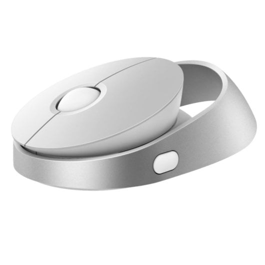 Rappo Air 1 Rato Silencioso Sem Fios Bluetooth/RF 1600 DPI Alumínio Branco