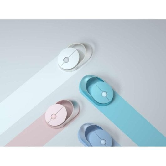 Rappo Air 1 Rato Silencioso Sem Fios Bluetooth/RF 1600 DPI Alumínio Branco