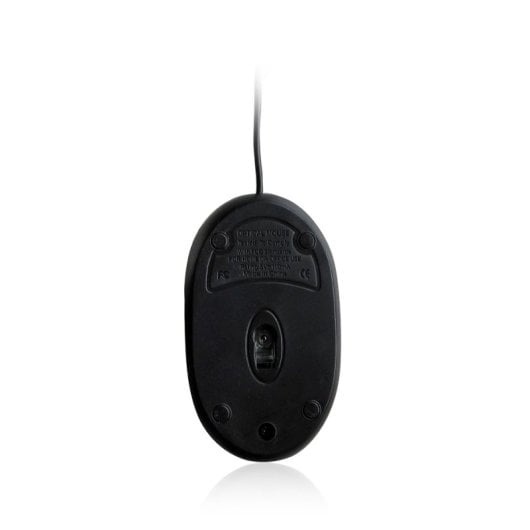 Ratón Ewent con cable 1000 DPI ambidiestro compacto 3 botones USB tipo A