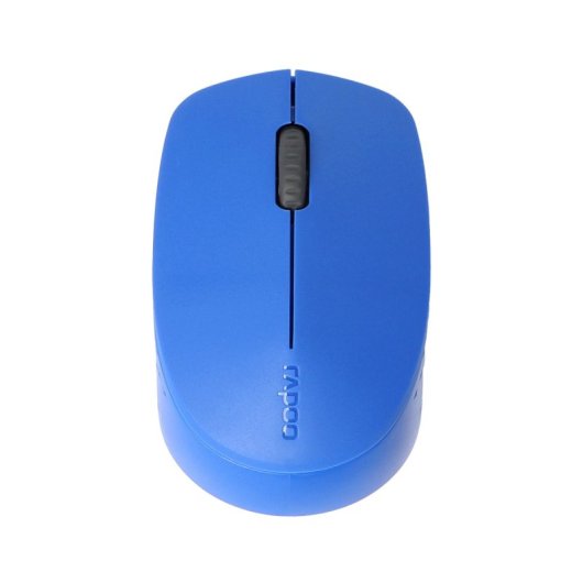 Ratón Rapoo inalámbrico 1300 DPI multimodo azul silencioso compacto ambidiestro