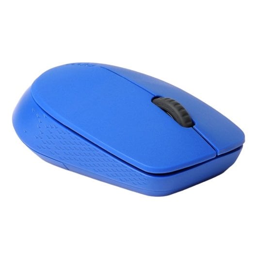 Ratón Rapoo inalámbrico 1300 DPI multimodo azul silencioso compacto ambidiestro