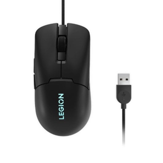 Ratón Lenovo con cable 8000 DPI RGB 57g para gaming y competición