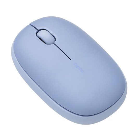 Ratón Rapoo M660 Silent Inalámbrico Bluetooth RF 1300 DPI Lila Ambidextro