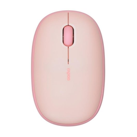 Ratón Rapoo M660 Silent Bluetooth Multi-Mode 1300 DPI Rosa silencioso