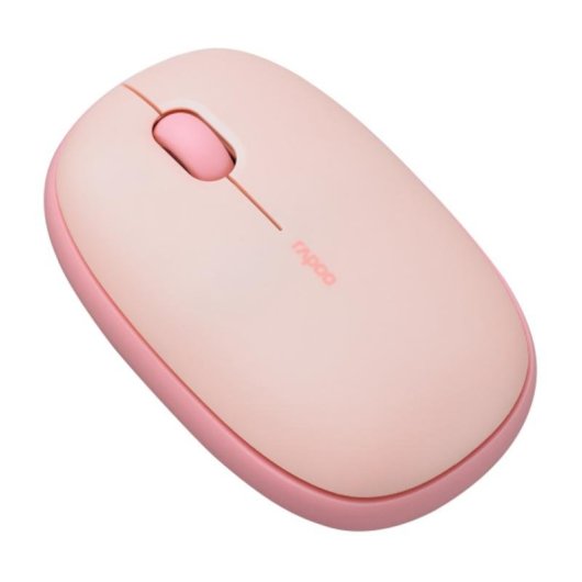Ratón Rapoo M660 Silent Bluetooth Multi-Mode 1300 DPI Rosa silencioso