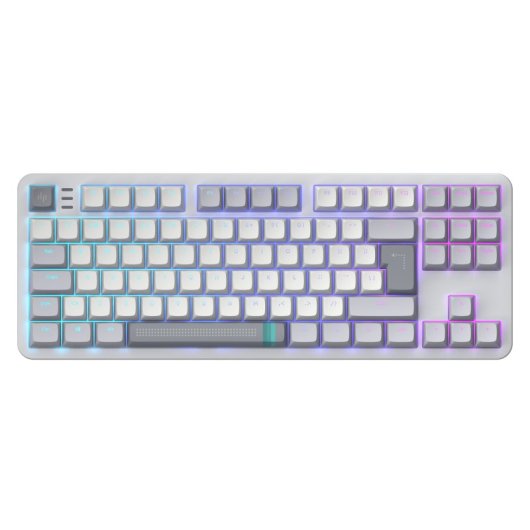 Teclado mecânico compacto de alumínio Dark Project TKL G3MS Sapphire Layout ES RGB