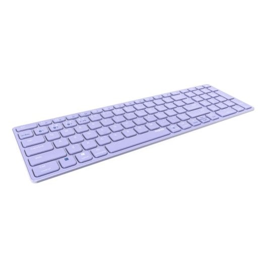 Rapoo E9700M Kompakte QWERTY-Aluminium-Lila-Kabellose Tastatur mit Multisystem-Ziffernblock