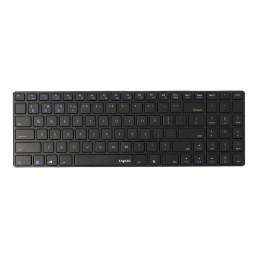 Clavier numérique à membrane ultra-fin Bluetooth 2,4 GHz Rapoo E9100M sans fil