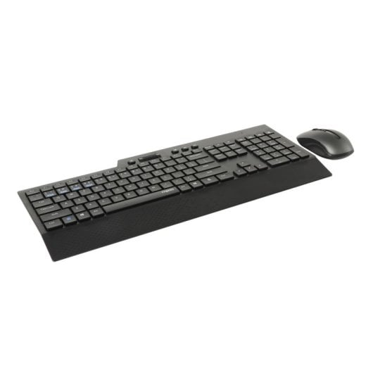 Rapoo 8200T Layout ES Bluetooth e Wi-Fi Multimédia Teclado de Membrana Sem Fios + Rato Preto