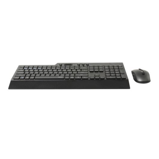 Rapoo 8200T Layout ES Bluetooth e Wi-Fi Multimédia Teclado de Membrana Sem Fios + Rato Preto