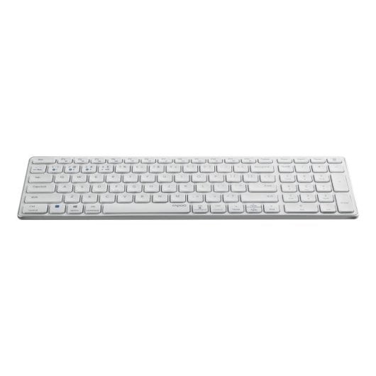 Teclado de membrana Rapoo E9700M Wireless Layout PT ultrafino Bluetooth y numérico