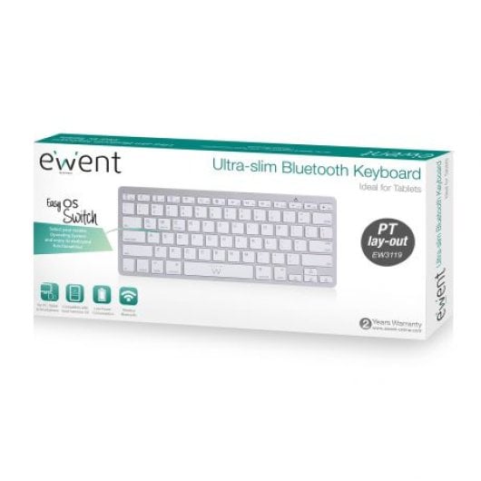 Teclado Bluetooth Ewent Ew3119 Prata