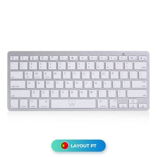 Teclado Bluetooth Ewent Ew3119 Prata