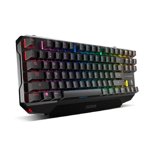 Ozone Alpha Strike Layout PT Interruptores RGB Teclado mecânico anti-ghosting Outemu Red