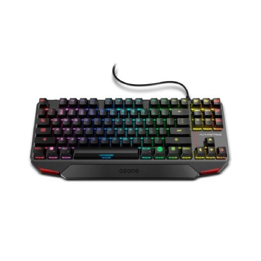 Ozone Alpha Strike Layout PT Interruptores RGB Teclado mecânico anti-ghosting Outemu Red