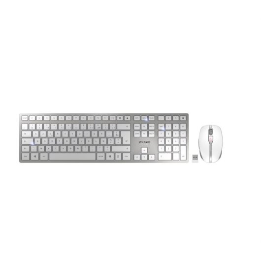 Clavier sans fil Cherry Desktop Dw 9100 Slim Fr - Bluetooth et batterie au lithium