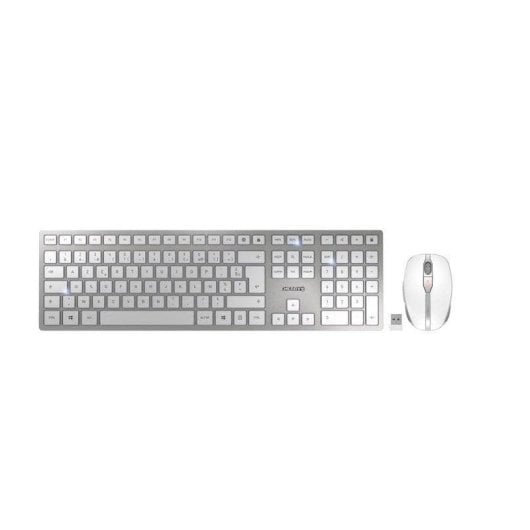 Teclado Cherry DW 9100 Slim inalámbrico compacto FR con cifrado AES y batería de litio