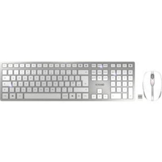 Teclado Cherry DW 9100 Slim inalámbrico compacto FR con cifrado AES y batería de litio