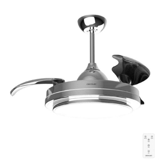 Deckenventilator Cecotec EnergySilence Aero 4300 lnvisible 35W 3 Retraktile Flügel Licht Dimmer Metall Fernbedienung
