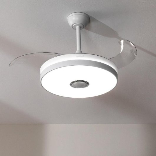 Ventilador de Techo Cecotec EnergySilence Aero 4360 Altavoz Bluetooth LED 35W 6 Velocidades