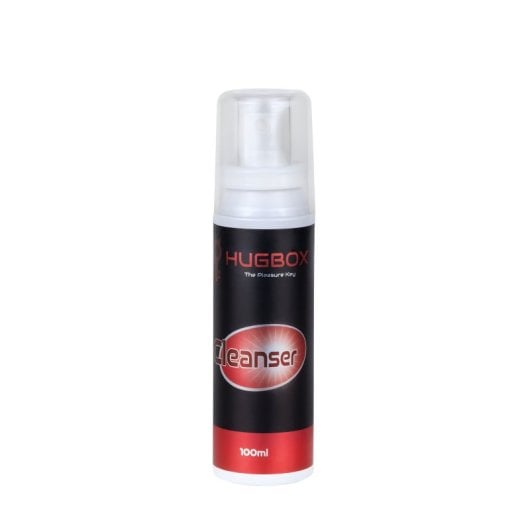 Set Erótico Hugbox Deluxe Estimulador Clítoris Consolador M Silicona Limpieza 2 Años Garantía