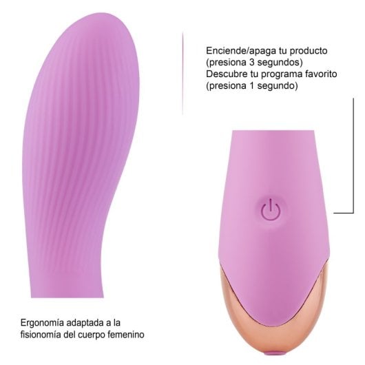 Vibrador Hugbox Neo 20 níveis de vibração à prova de água ultrassilencioso silicone médico rosa roxo