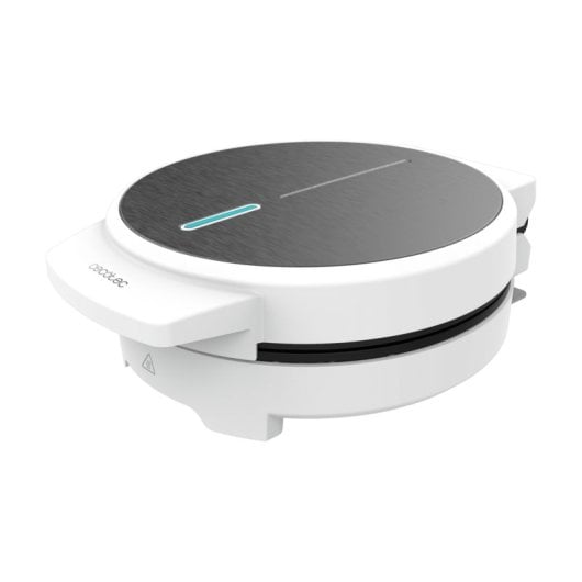 Gofrera Cecotec Eléctrica 1000W Acero Inoxidable Antiadherente Placa 19cm Protección