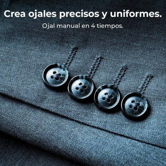 Máquina de coser Cecotec BelleCouture 1500 15 puntadas kit de accesorios