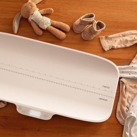 Báscula digital Cecotec Baby Scale Hasta 40 kg Función tara y hold Metro integrado