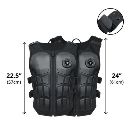 Gilet bHaptics TactSuit Pro 32 points haptiques Bluetooth LE Batterie 13,5 h Compatible VR