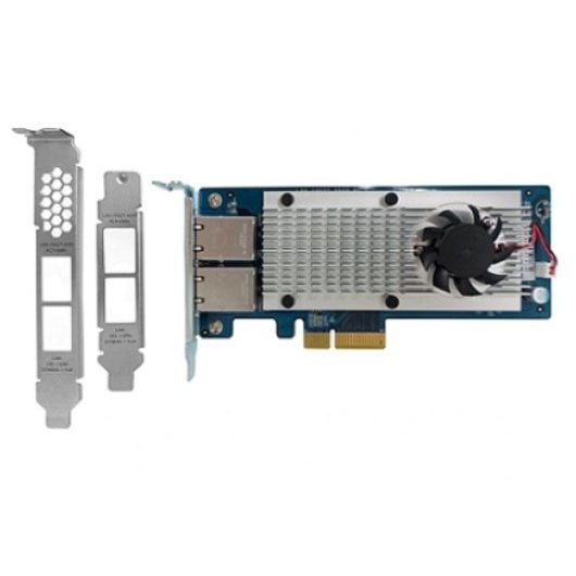 Tarjeta de Red QNAP LAN-10G2T-X550 PCI Express 10GbE Doble Puerto Ethernet Alámbrico