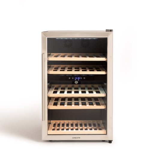 Vinoteca Create Sistema CellerTech Dual 46 botellas Rango 5-22°C Clase A Inoxidable