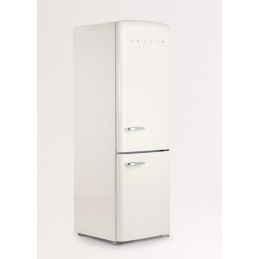 Frigorífico Create Combi No frost 186cm 330L Clase D Pastel No-Frost Luz silencioso
