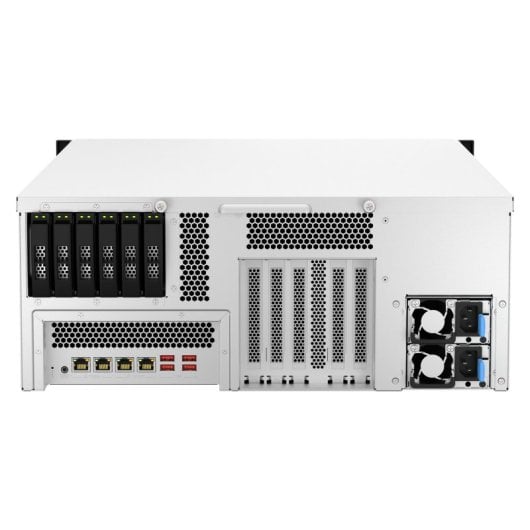 Servidor QNAP TS-h3087XU-RP Intel Xeon E-2378 64GB 0TB Rack 4U QuTS hero 10GbE PCIe Gen4