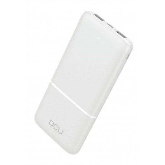 Batterie externe DCU Tecnologic 10 000 mAh triple USB-C/A 2,1 A avec indicateur LED et protection