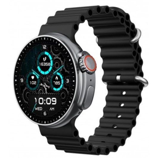 Smartwatch DCU Tecnologic Bluetooth 1.43? AMOLED Always On + 2 correas + Voice Assistant